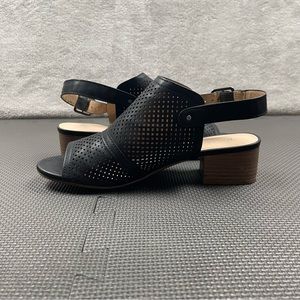 Restricted Black Block Heel